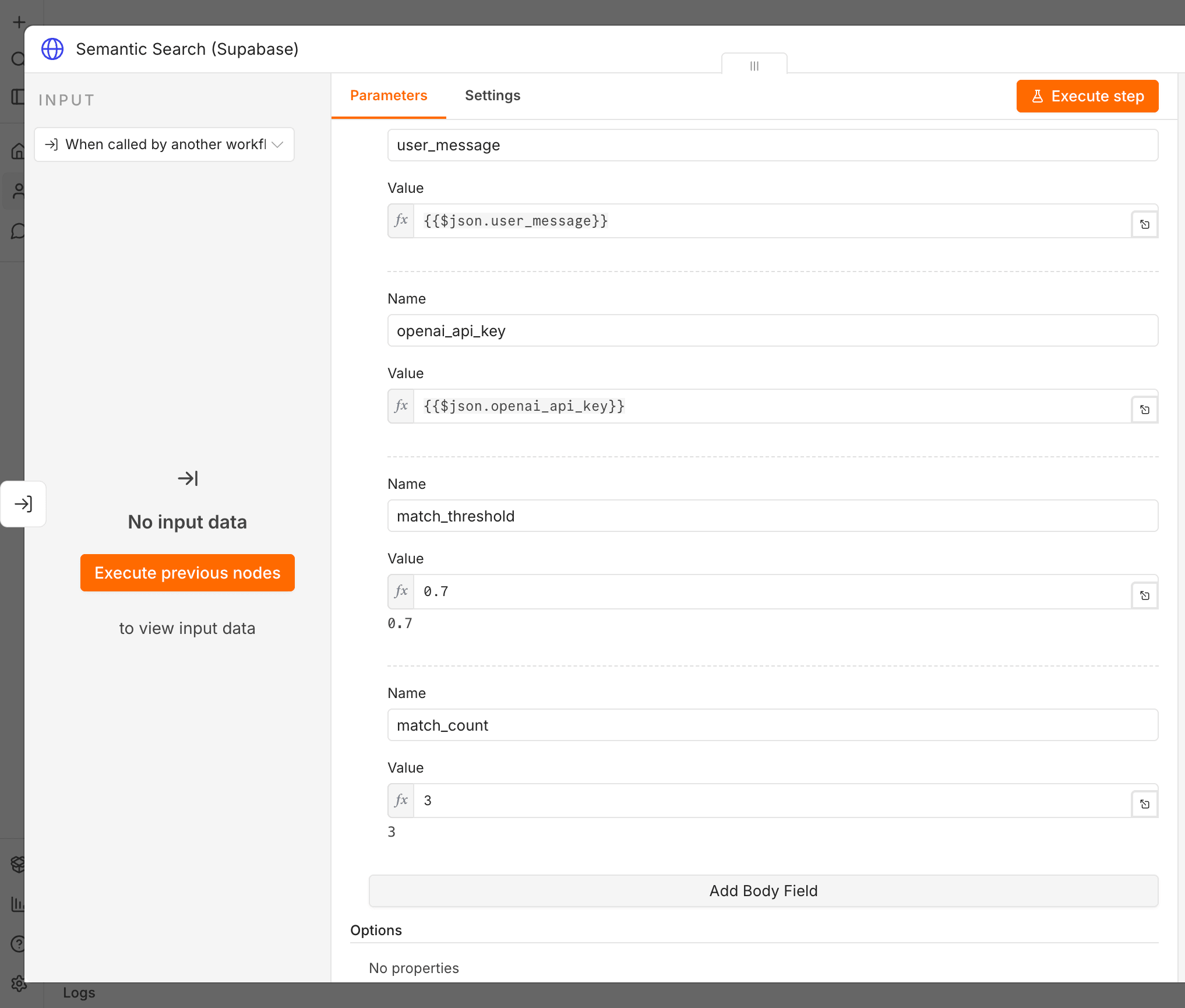 Semantic search node