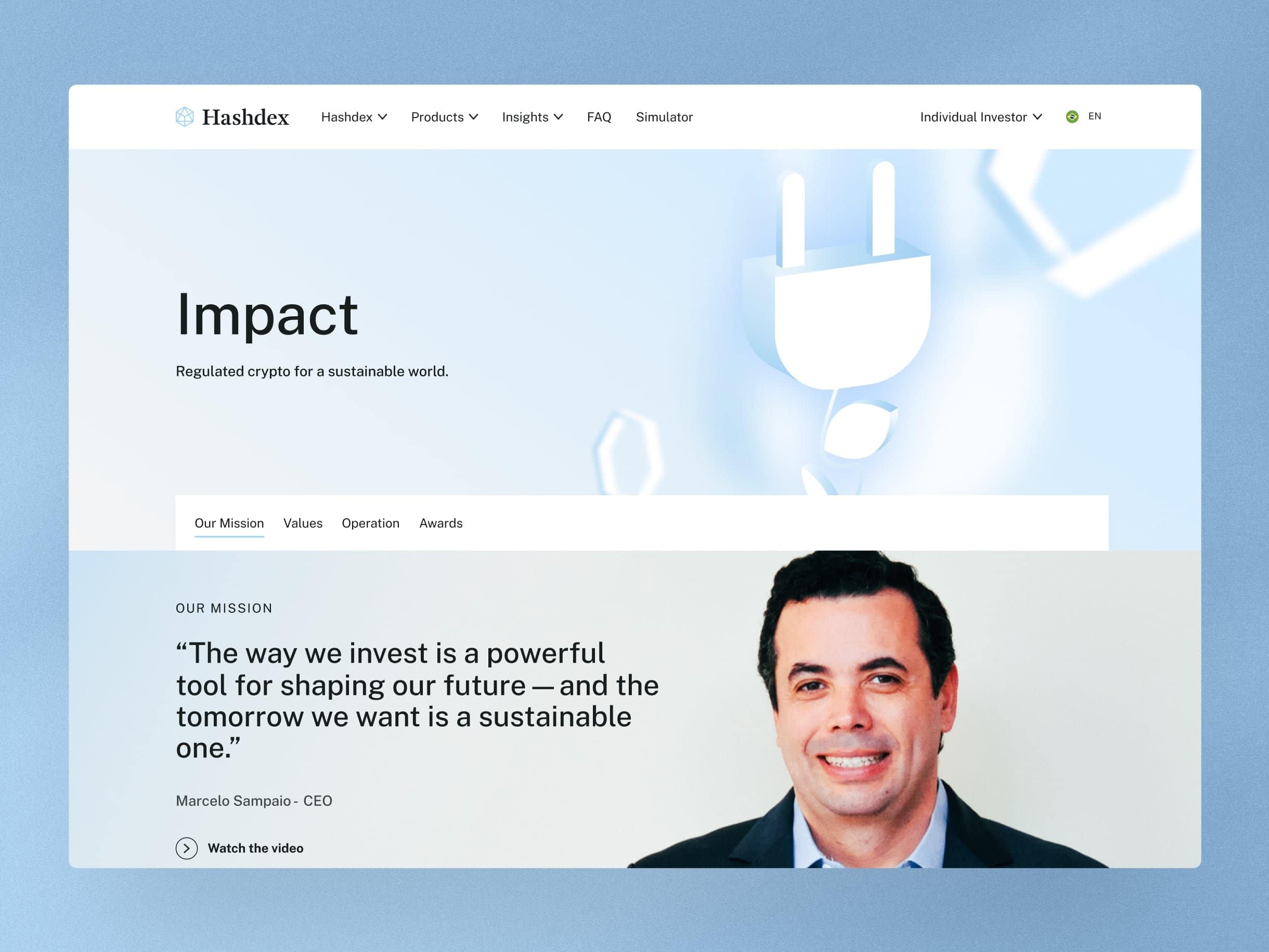 Impact page mission statement